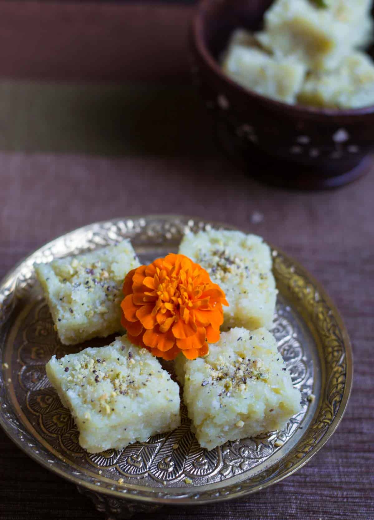 Make this easy and delicious Coconut Barfi Recipe in 15 minutes