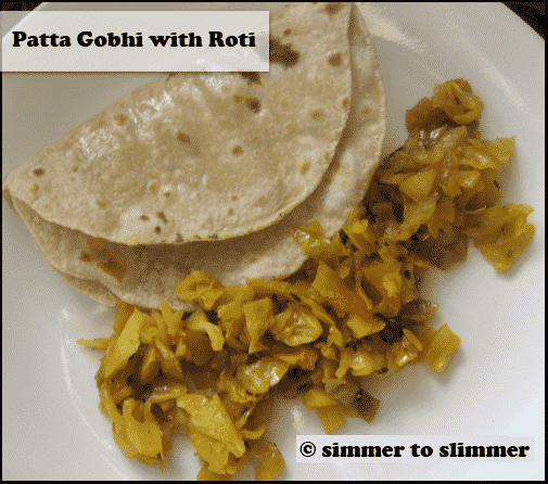 Patta Gobhi (Cabbage) Sabzi