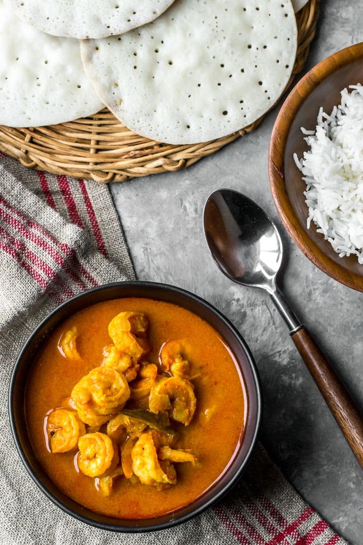 Prawn Gassi (Mangalorean Shrimp curry) recipe | Simmer to Slimmer