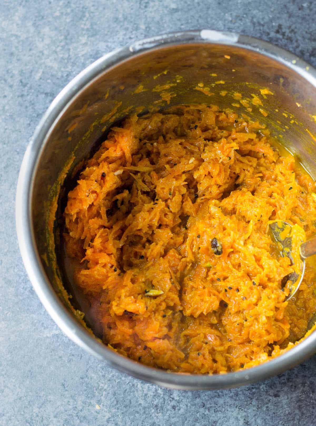 Making gajar halwa in an Instant Pot can be so easy. Who knew?