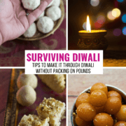 A collage of Diwali Sweets