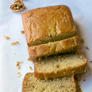 A quick and easy way to whip up moist Banana bread in a blender in no time!
