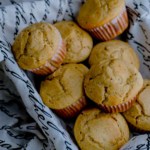 These delicious whole wheat banana muffins makes for the perfect nut free and healthy snack for your kid's school lunch.