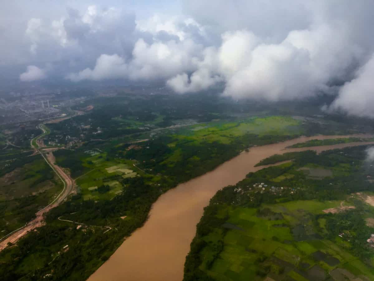 Aerial view of Mangalore