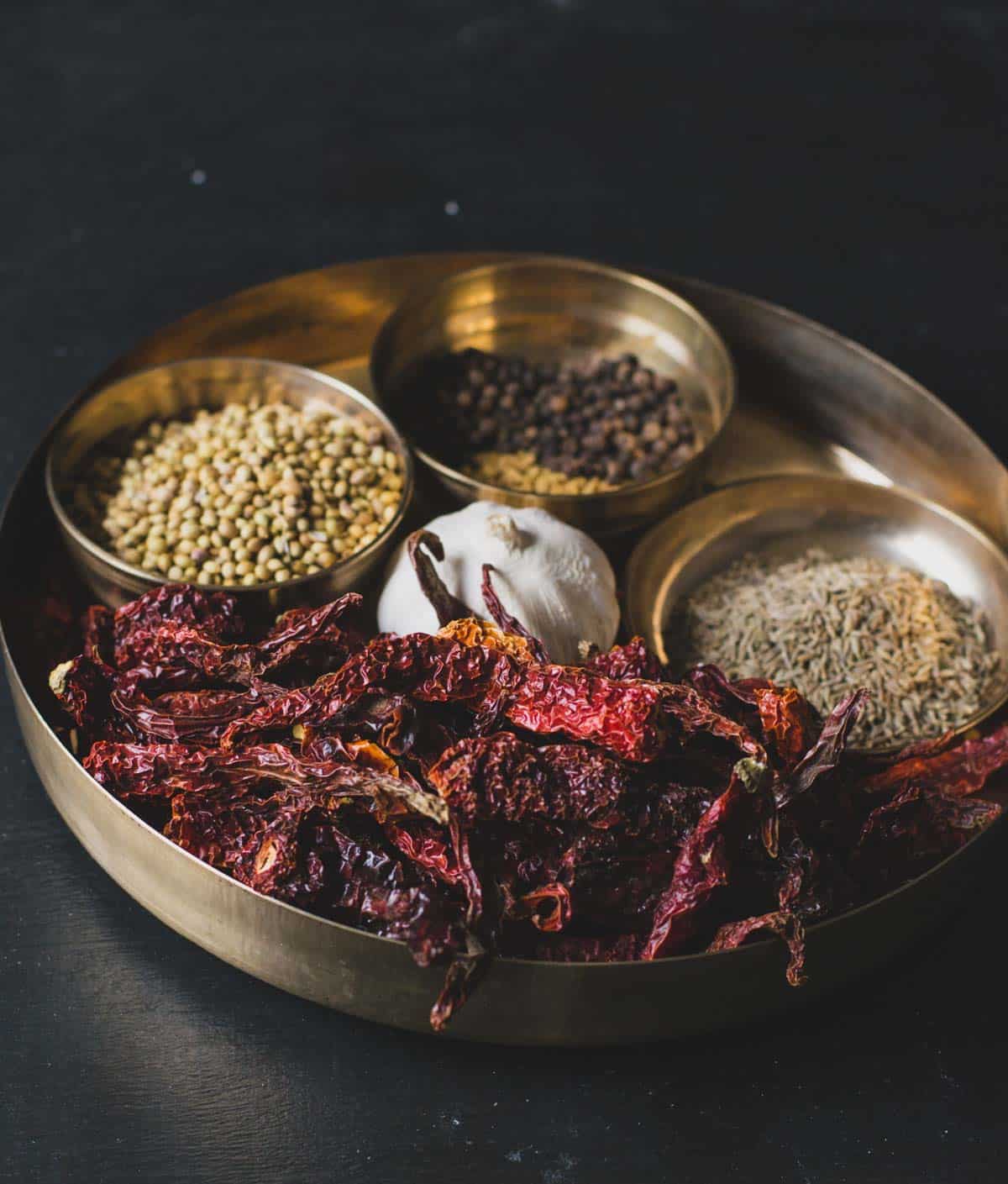 Spices used in Kundapur Masala powder or Mangalorean Masala Powder