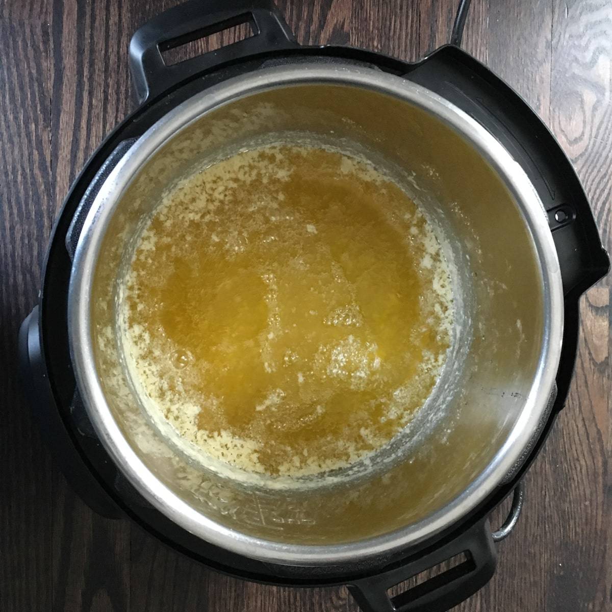 Melted butter in Instant Pot
