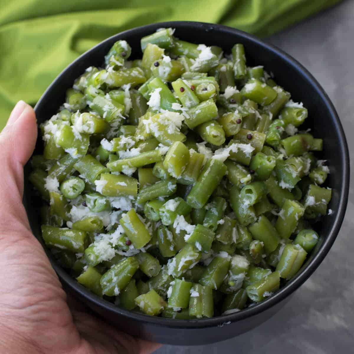Instant Pot Green Beans Poriyal / Palya