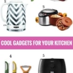 A collection of kitchen devices with text overlay cool gadgets for your kitchen