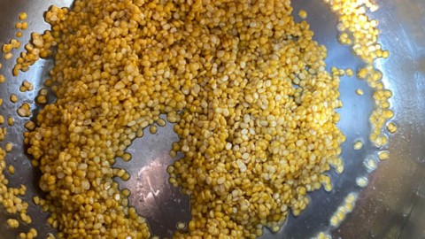 Moong dal sauteed in ghee