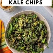 kale chips in bowl
