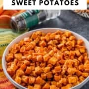healthy and delicious air fryer roasted sweet potatoes
