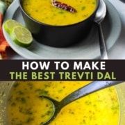 A bowl of yellow dal.