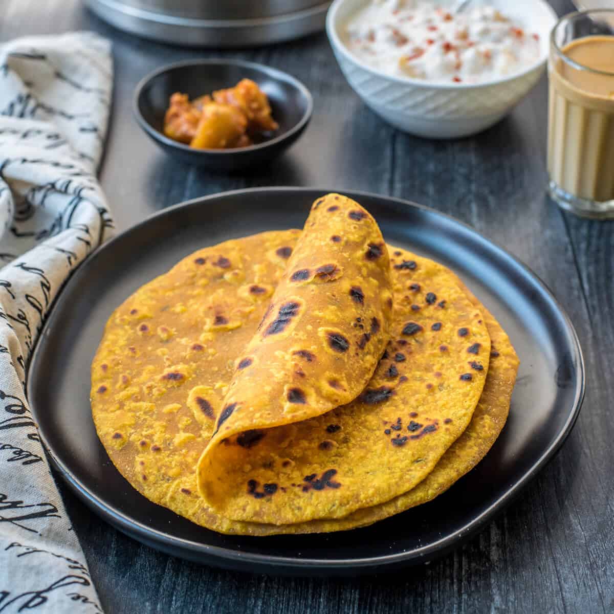 Masala Paratha / Roti (Spiced Flatbread)