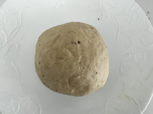 A ball of samosa dough.