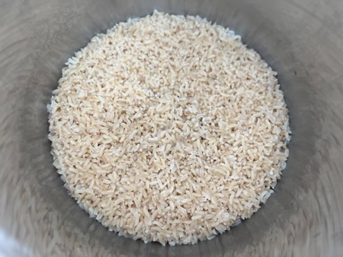 Cooked Brown Basmati Rice in Instant Pot