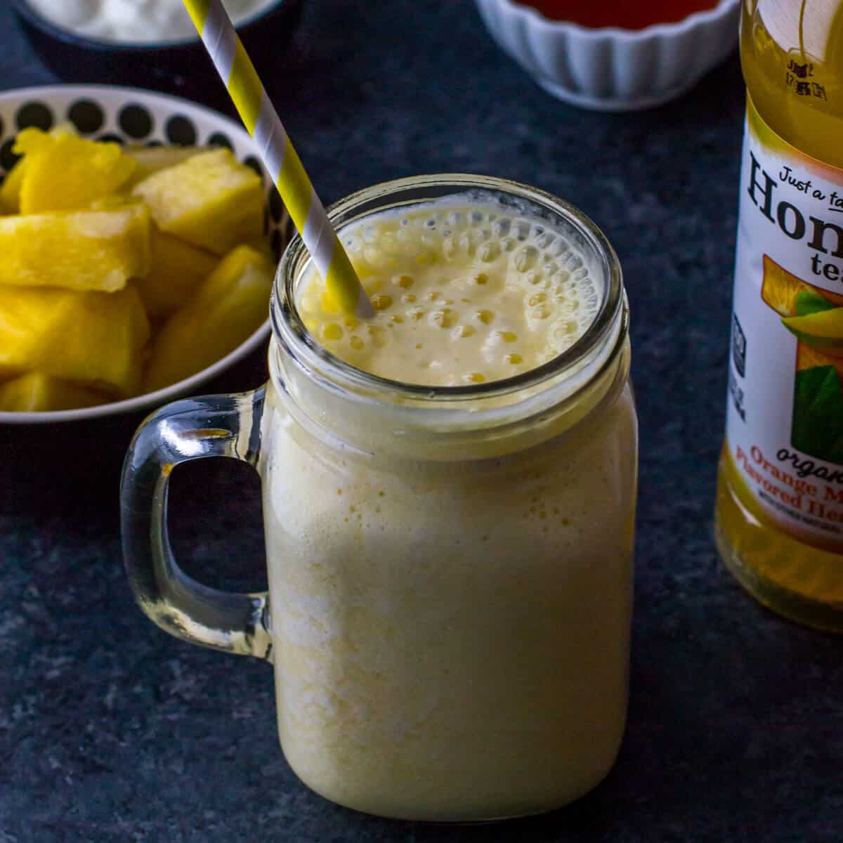 Healthy Mango Pineapple Tropical Smoothie